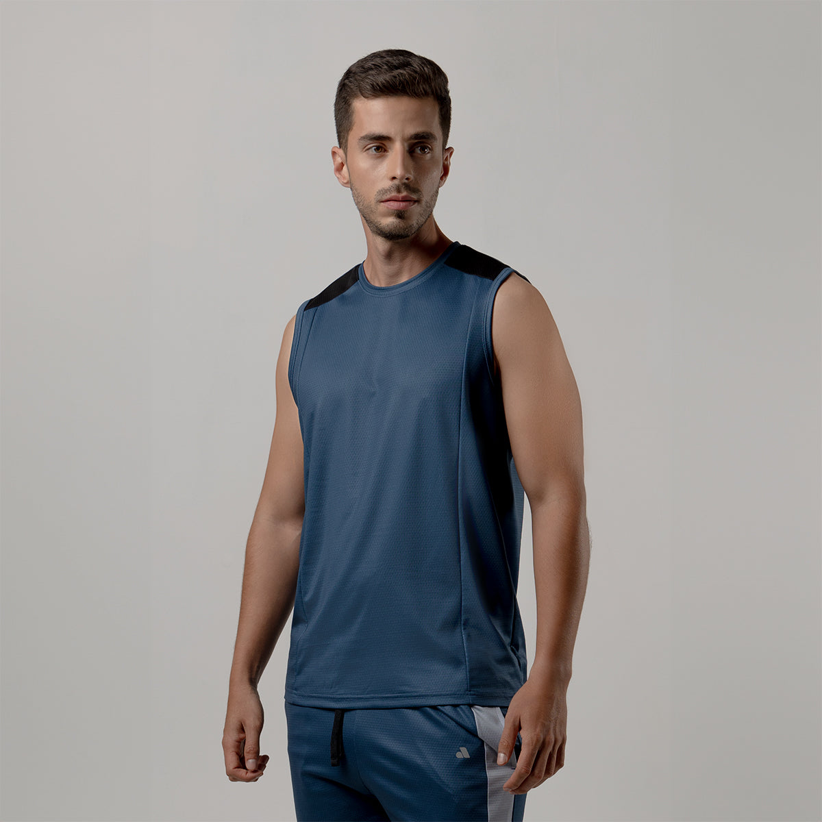 Aleta Sports Camiseta Deportiva Sin Mangas Camiseta Deportiva Azul