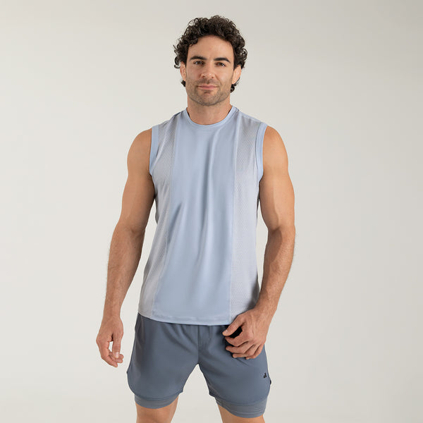 Camiseta deportiva para hombre manga sisa