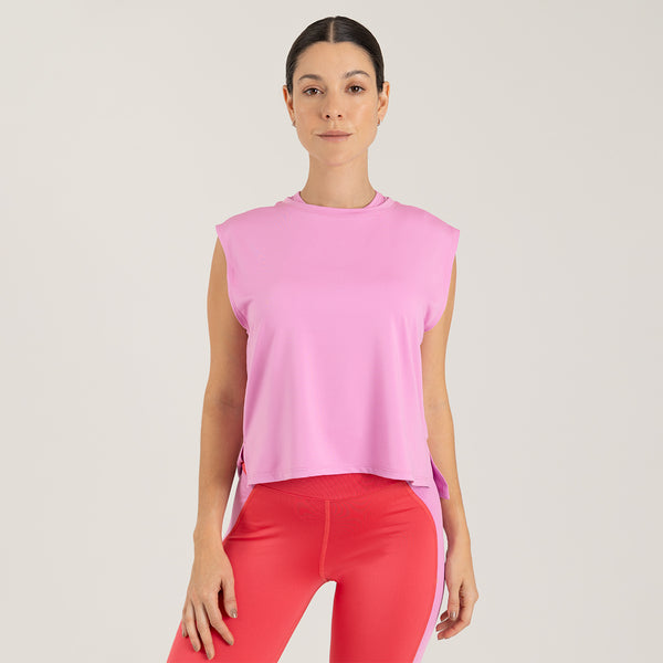 Camiseta deportiva para dama manga sisa