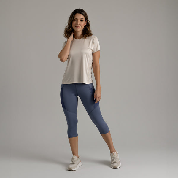 Conjunto camiseta manga corta  y legging para mujer