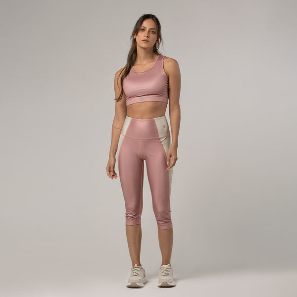 conjunto de leggins y top mujer con protección UV