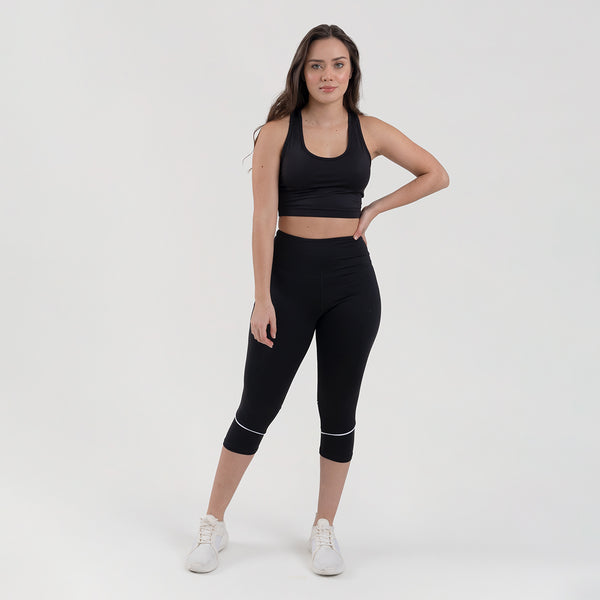 conjunto de dama deportivo con top y leggins