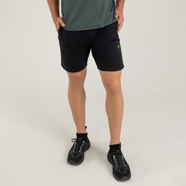 Pantaloneta deportiva para hombre con bolsillo posterior