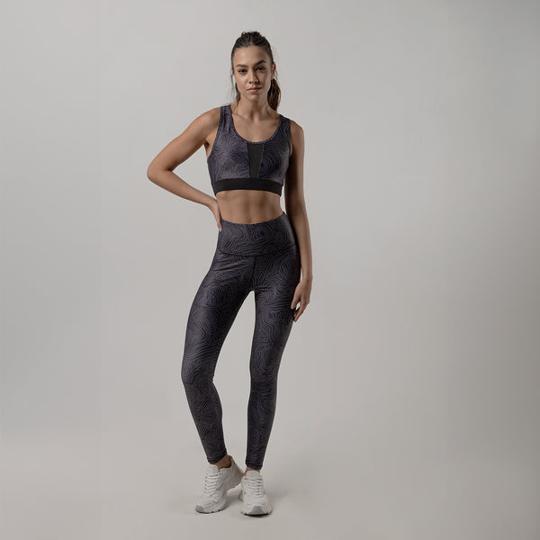 conjunto deportivo mujeres con top y leggins